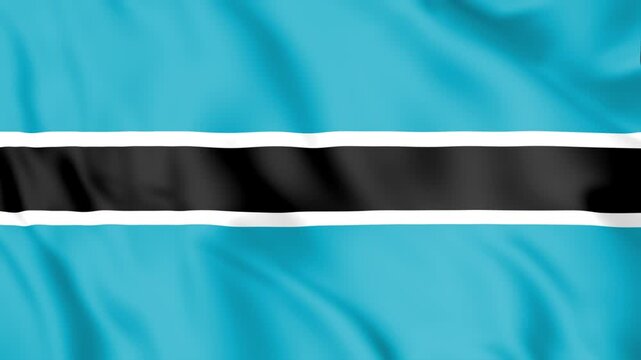 Botswana Flag Loop animation