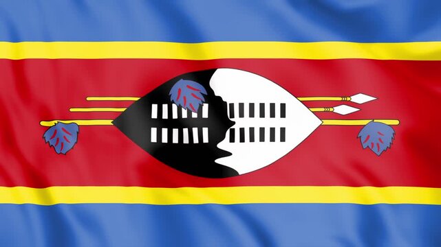 Eswatini Flag Loop animation