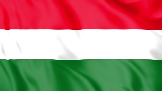 Hungary Flag Loop animation