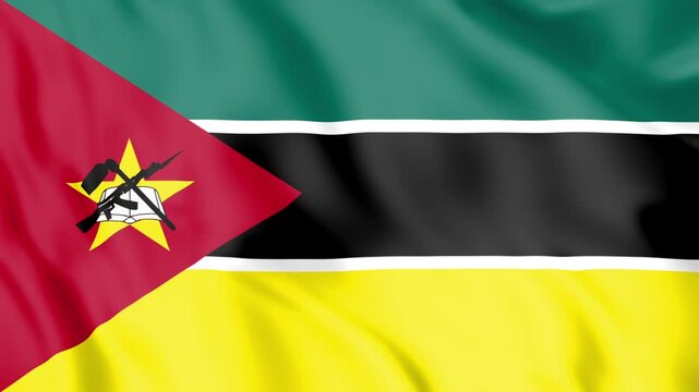 Mozambique Flag Loop animation
