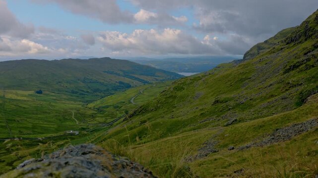 Dramatic Weather over the Lake District from Red Screes