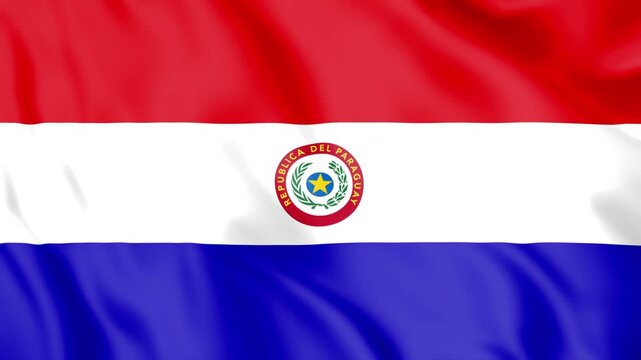 Paraguay Flag Loop animation