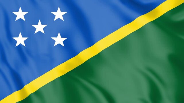 Solomon Islands Flag Loop animation