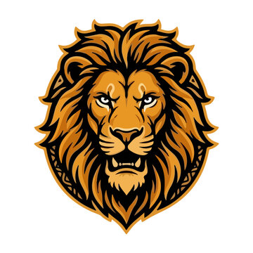 lion head vector