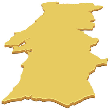 3D isometric map of Portugal representing geographic territory, regional expansion, European tourism destination, local business location, and logistics navigation (cut out)