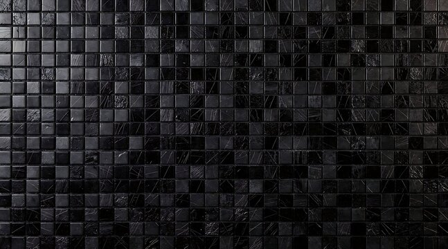 Dark textured background with repeating square pattern and subtle lighting effects.