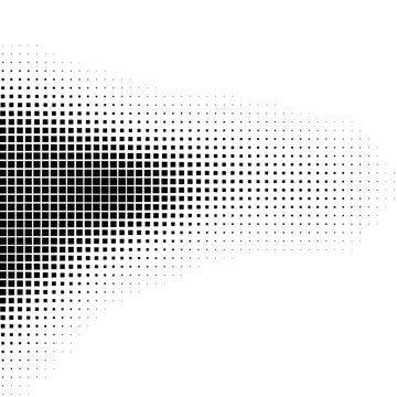 Minimalist black halftone dot pattern texture for modern graphic design backgrounds