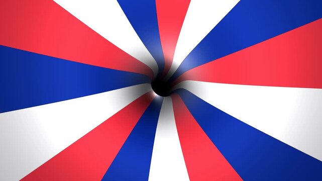 France flag patriotic tunnel moving background