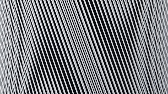 Abstract flowing lines create a moire pattern