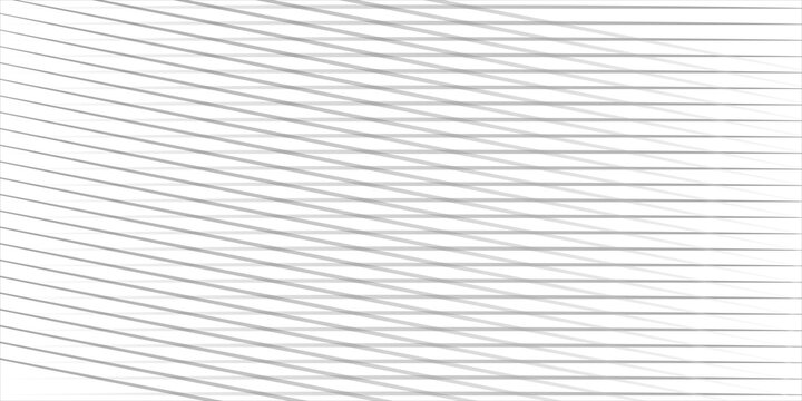 Abstract grey diagonal and horizontal line vector background on white with moire pattern for minimal banner, modern presentation slide, corporate cover, and web header design