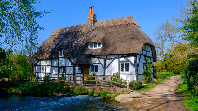 The Fulling Mill on the river Arle at Alresford, Hampshire, UK