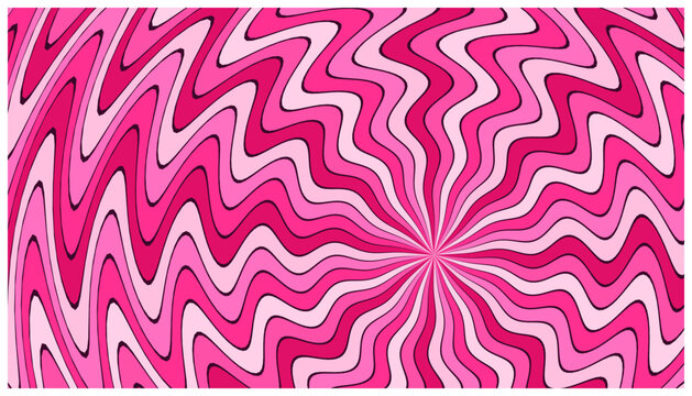 pink and white chevron seamless pattern