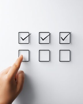 Hand Selecting Empty Check Box in Series of Checked Boxes