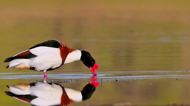 Common Shelduck on Grassland