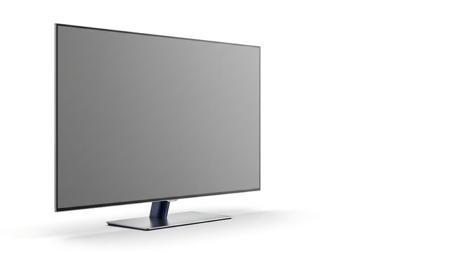 Modern flat screen computer monitor on a sleek stand for Black Friday tech deals