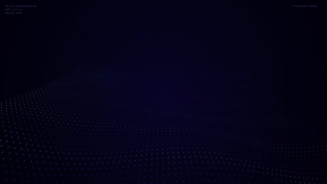 Futuristic cyber technology background with subtle blue glowing particle grid