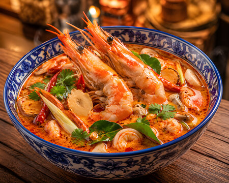 Tom Yum Goong/Thai Spicy Shrimp Soup
