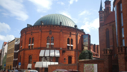 Budynek planetarium - atrakcja turystyczna, Toruń, Polska, Planetarium building – tourist attraction, Toruń, Poland © 123108 Aneta
