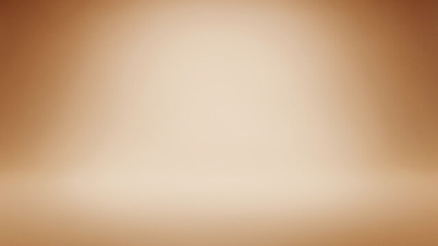 Warm brown and gold gradient background, smooth elegant texture for luxury design and abstract backdrop