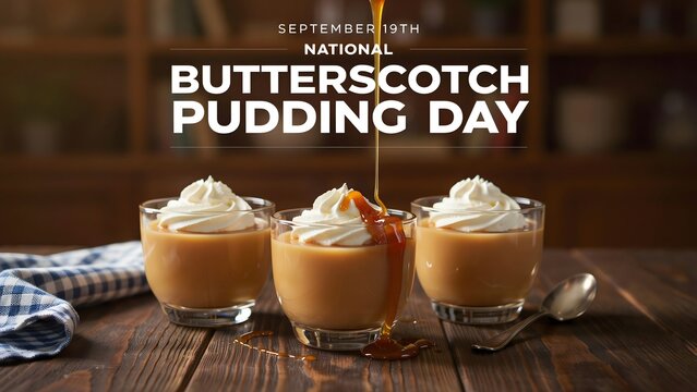 National Butterscotch Pudding Day honors classic creamy desserts buttery caramel flavors comforting recipes and delicious traditions enjoyed by dessert lovers worldwide