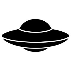 UFO Glyph Icon © IsrarAhmad