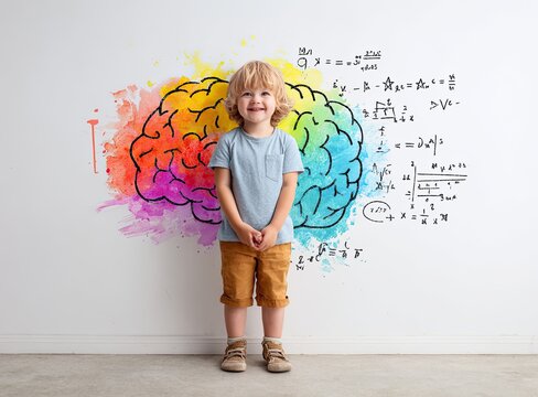 Young Child Brain Creativity Math Equations