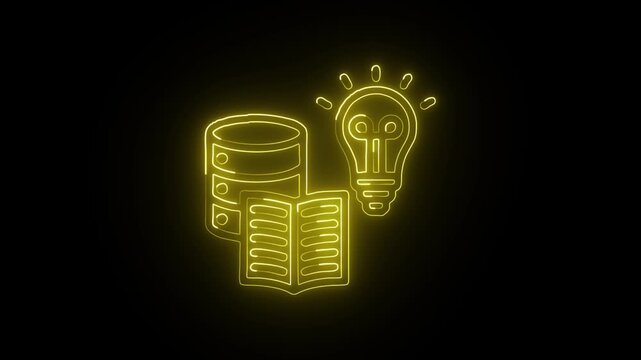 Knowledge Base Icon Collection With Information Education Database Learning Research Vector Graphics