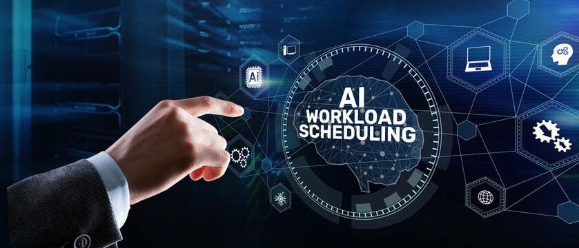 AI Artificial Intelligence Workload Scheduling for Business Process and Resource Management