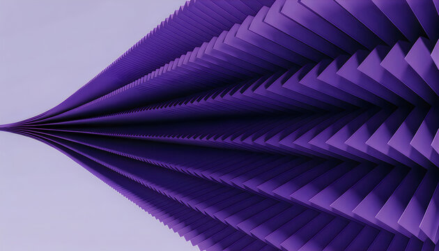 Abstract purple geometric triangle pattern with sharp lines and dark shadows