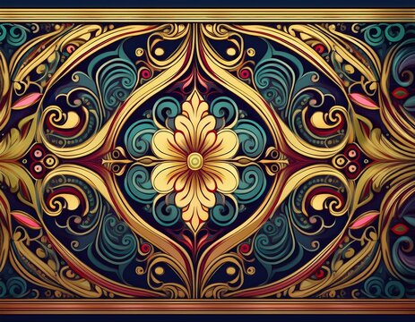 ornate decorative border pattern