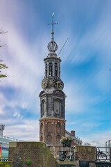 Fototapeta premium Amsterdam is the capital of the Netherlands, known for its artistic heritage and its elaborate canal system.