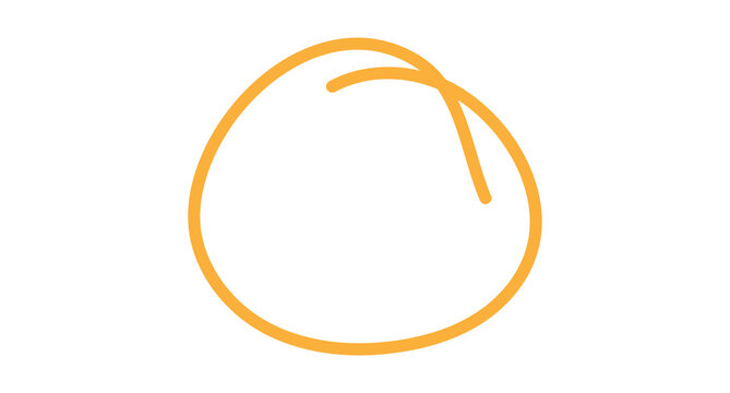 simple orange circle design.