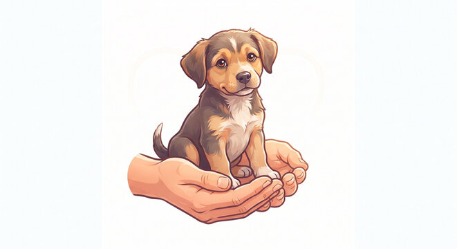 Cute Dachshund Puppy Sitting Isolated on White Background, Adorable Brown Purebred Small Dog Portrait in Studio Photography