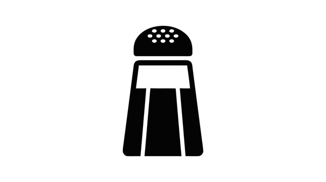Vector illustration of salt shaker icon on a transparent background