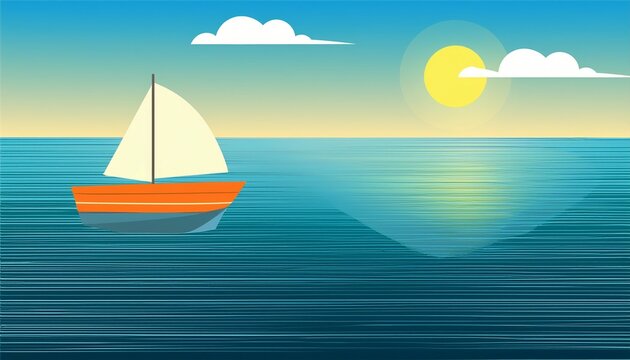 boat on the sea