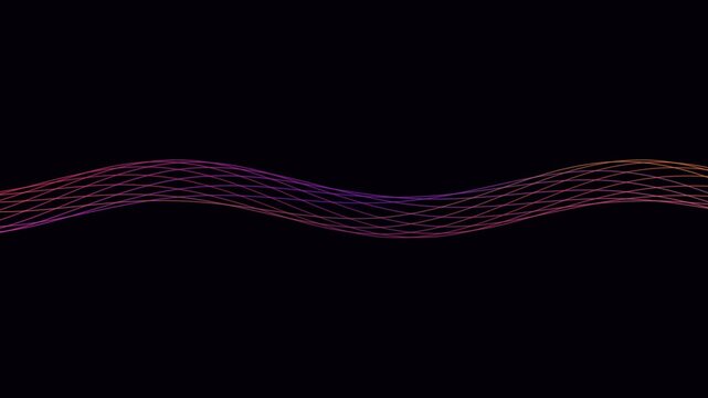 Abstract Nebular Silk Flow Seamless Loop with solid theme
