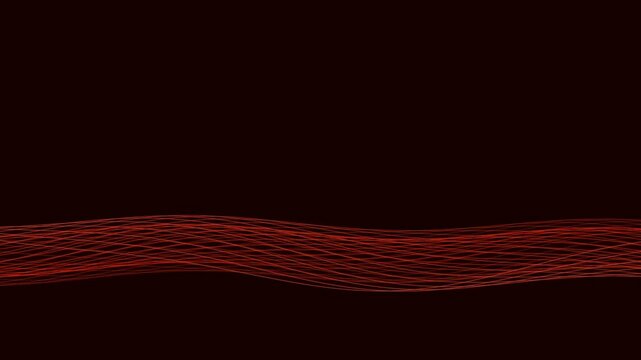 Abstract Crimson Resonance Flow Seamless Loop with solid theme
