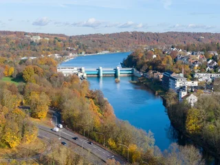 Das Stauwehr im Baldeneysee bei Essen-Werden - 2024 © mitifoto