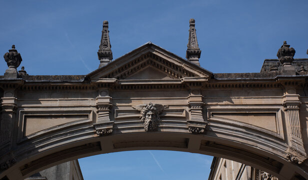 Detail of the architecture in Bath, Somerset 