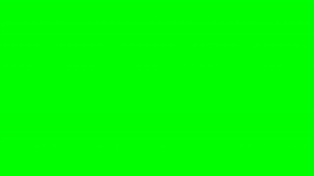 Qr code scanner interface pulsing on chroma key green screen for mobile marketing