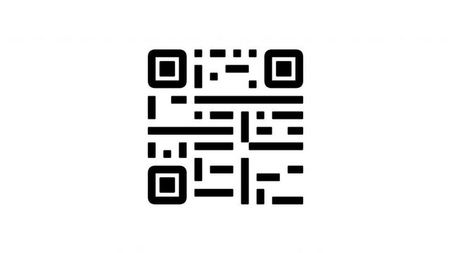 Quick response barcode centered on a clean white backdrop with high contrast for mobile commerce marketing