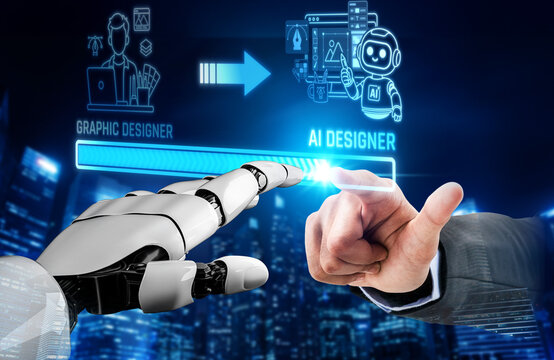 Human and Robot Collaboration in Creative Industry, Transition from Graphic Design to AI Design in Modern Digital Landscape. Liminal.