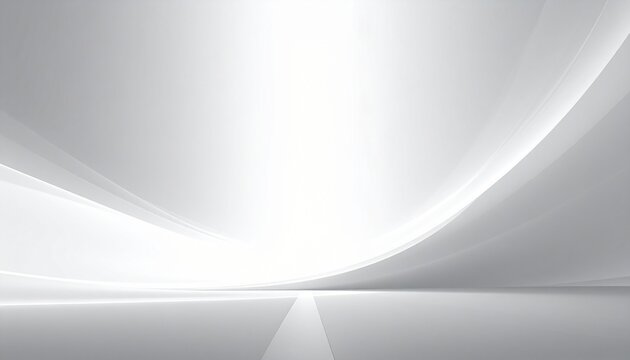 Modern abstract background with luminous white and grey gradients, creating a sleek and professional design for presentations, websites, technology concepts, or elegant visual aesthetics