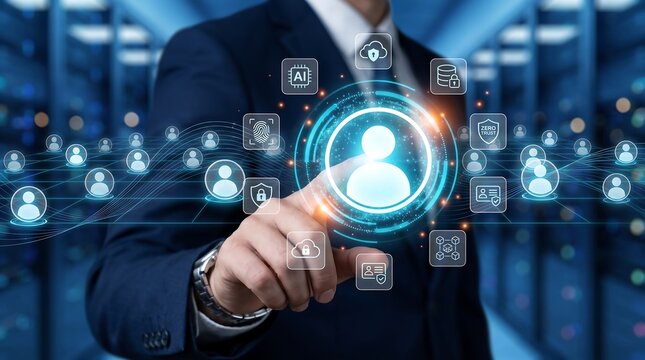 AI Driven Secure Login Platform with Digital Identity Verification and Cyber Protection Interface