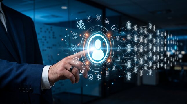 Futuristic Digital Identity Management System with AI Powered User Verification and Data Protection