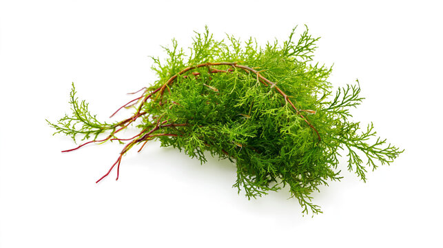  fresh green Java moss, aquarium water plant,