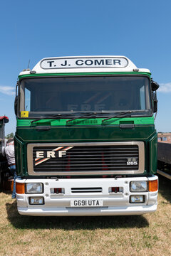 A classic ERF E8 265 truck from 1989
