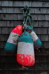 Buoy on a wooden wall © Patrick