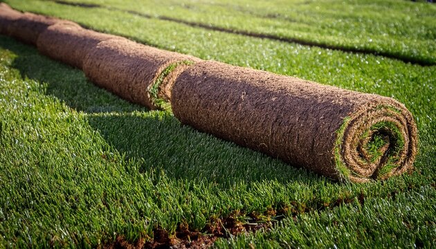 turf grass roll background