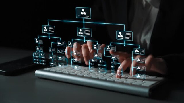 Corporate org chart and team structure show hierarchy, team, and structure for clear organization, management, and operational planning Marrow